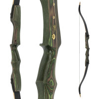 DRAKE Moss - 62-70 pouces - 16-42 lbs - Take Down arc recurve