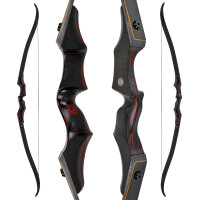 SPIDERBOWS Crow - 60-66 pouces - 25-50 lbs - SWS - Arc recurve take down