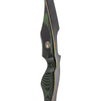 JACKALOPE Malachite Compact - 54 pouces - 15-30 lbs - Arc recurve One Piece