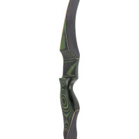 JACKALOPE Malachite Compact - 54 pouces - 15-30 lbs - Arc recurve One Piece