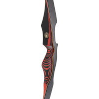 JACKALOPE Red Beryl Compact - 54 pouces - 15-30 lbs - Arc recurve One Piece