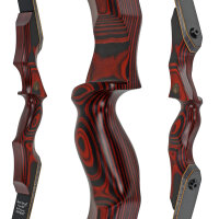 JACKALOPE - Red Beryl Hunter - Tournament - 60 Zoll - 30-50 lbs - Take Down Recurvebogen