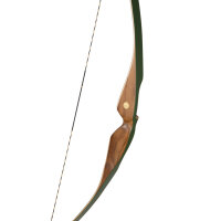 BEAR ARCHERY Green Glass Grizzly - 58 pouces - 30-60 lbs - One Piece arc recurve