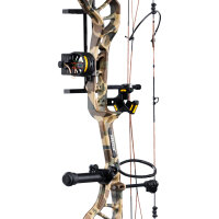 BEAR ARCHERY Legit MAXX - RTH - 70 lbs - Arc à poulies | Main droite | Couleur: Fred Bear Handle/Black Limbs
