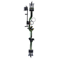 BEAR ARCHERY Legit MAXX - RTH - 70 lbs - Compoundbogen | Rechtshand | Farbe: Toxic Handle/Black Limbs