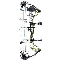 BEAR ARCHERY Legit MAXX - RTH - 70 lbs - Compoundbogen | Rechtshand | Farbe: Toxic Handle/Black Limbs