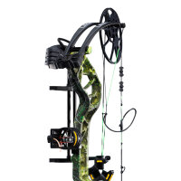 BEAR ARCHERY Legit MAXX - RTH - 70 lbs - Compoundbogen | Rechtshand | Farbe: Toxic Handle/Black Limbs