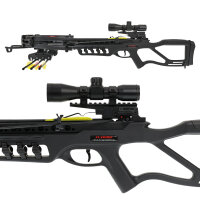 [DOUBLE TROUBLE] SET X-BOW FMA Scorpion II - 370 fps / 185 lbs - arbalète à poulies | Couleur : Noir + Supersonic offert