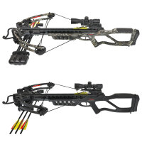[DOUBLE TROUBLE] SET X-BOW FMA Scorpion II - 370 fps / 185 lbs - arbalète à poulies | Couleur : Noir + Supersonic offert