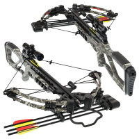[DOUBLE TROUBLE] SET X-BOW FMA Scorpion II - 370 fps / 185 lbs - arbalète à poulies | Couleur : Noir + Supersonic offert
