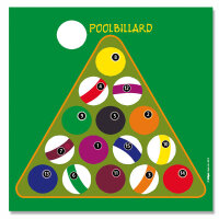 Blason | Cible chanceuse Arc - Billard américain