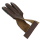 elTORO Traditioneller Schießhandschuh Tradition - braun-schwarz