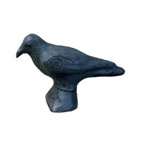 LEITOLD Krähe 3D Tier Gartenfigur für Pfeil und...