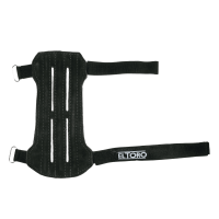 elTORO Traditioneller Armschutz Kurz aus Leder