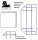 STRONGHOLD Schaumscheibe - Black Edition - Switch - bis 70 lbs - 60x60x20cm