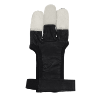 elTORO Hair Glove Black and White - Schiesshandschuh