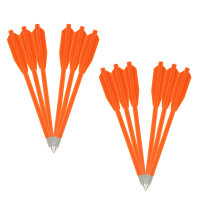 Kunststoffbolzen BOLT MK - 6,5 Zoll / 168er  - 12er Pack - orange