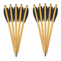 Flèches darbalète en aluminium BOLT PL - 6,5 pouces / 168 - pack de 10
